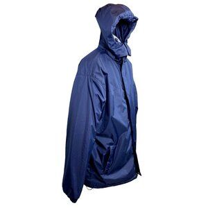 Vintage Haband's Ice House Parka Navy Blue Long Sleeve Puffer Jacket SZ XL